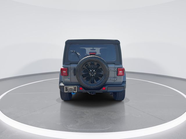 Used 2022 Gray Jeep Unlimited Sahara 4xe image 7