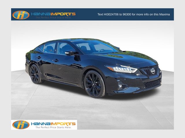 Super Black 2023 Nissan Maxima Sedan Front-Wheel Drive Continuously Variable Transmission