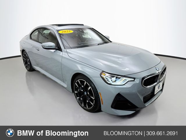 Brooklyn Gray Metallic 2025 BMW 2 Series Coupe All-Wheel Drive 8-Speed Automatic
