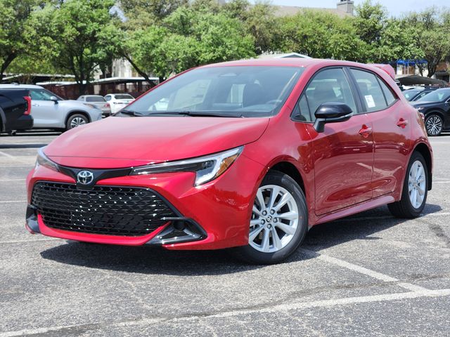 Red 2026 Toyota Corolla Hatchback SE FWD Hatchback Front-Wheel Drive Continuously Variable Transmission