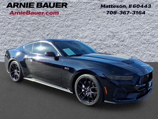 Shadow Black 2024 Ford Mustang GT Fastback RWD Coupe Rear-Wheel Drive Automatic