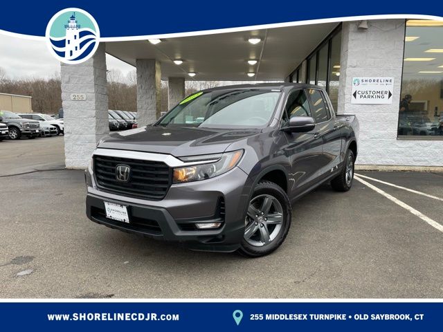 Sonic Gray Pearl 2023 Honda Ridgeline RTL AWD Pickup Truck All-Wheel Drive 9-Speed Automatic