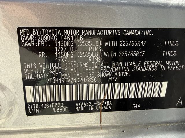 2022 Toyota RAV4 LE Silver at Emmons Autoplex