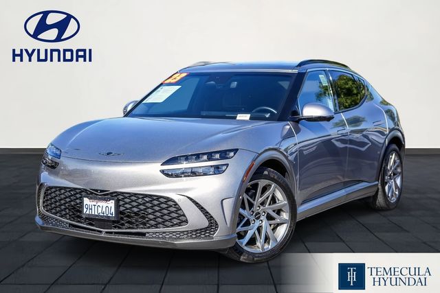 Silver 2023 Genesis GV60 Advanced AWD SUV / Crossover All-Wheel Drive 1-Speed Automatic