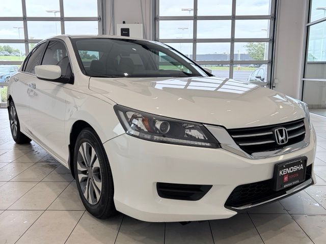 White Orchid Pearl 2015 Honda Accord Sedan Front-Wheel Drive Continuously Variable Transmission