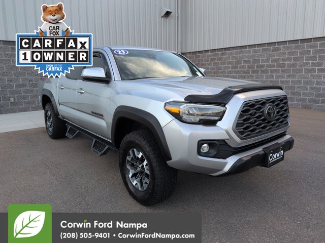 Celestial Silver Metallic 2023 Toyota Tacoma Pickup Truck Four-Wheel Drive 6-Speed Automatic