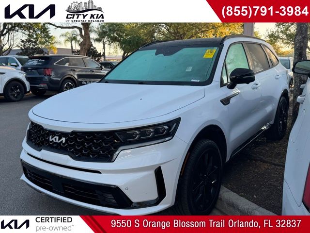 Glacial White Pearl 2022 Kia Sorento SX Prestige FWD SUV / Crossover Front-Wheel Drive 8-Speed Dual Clutch