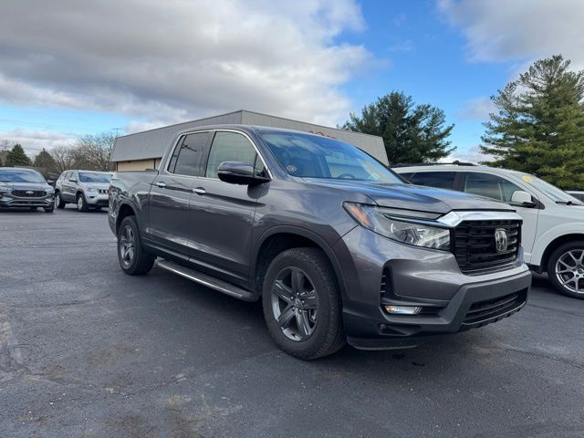 Gray 2023 Honda Ridgeline RTL-E AWD Pickup Truck All-Wheel Drive 9-Speed Automatic
