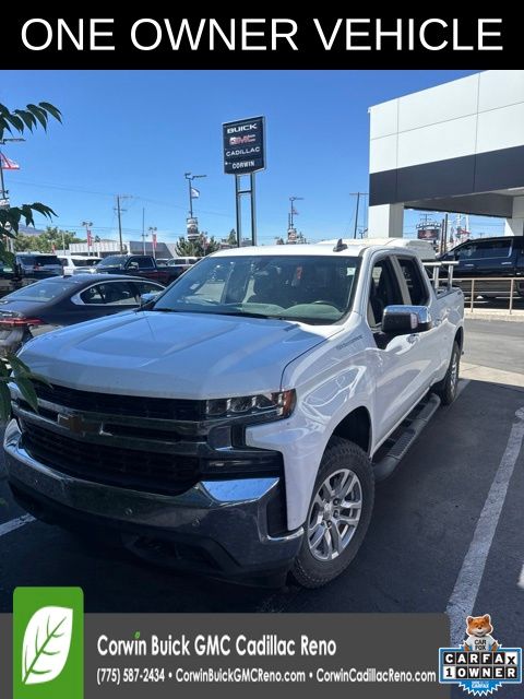 Summit White 2020 Chevrolet Silverado 1500 Pickup Truck Four-Wheel Drive Automatic