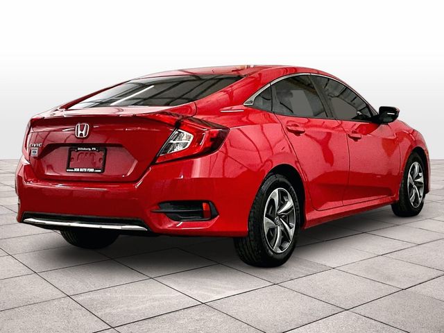 2020 Honda Civic LX Red at Subaru and VW of Moon Township