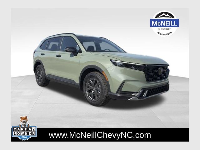Ash Green Metallic 2026 Honda CR-V Hybrid TrailSport AWD SUV / Crossover All-Wheel Drive Continuously Variable Transmission