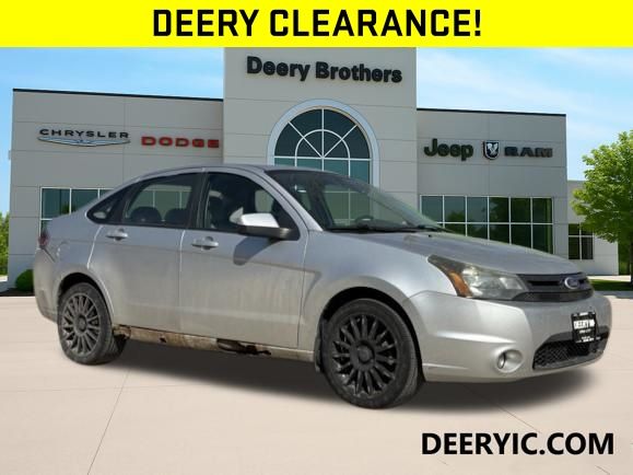 Silver 2010 Ford Focus Sedan Front-Wheel Drive 4-Speed Automatic