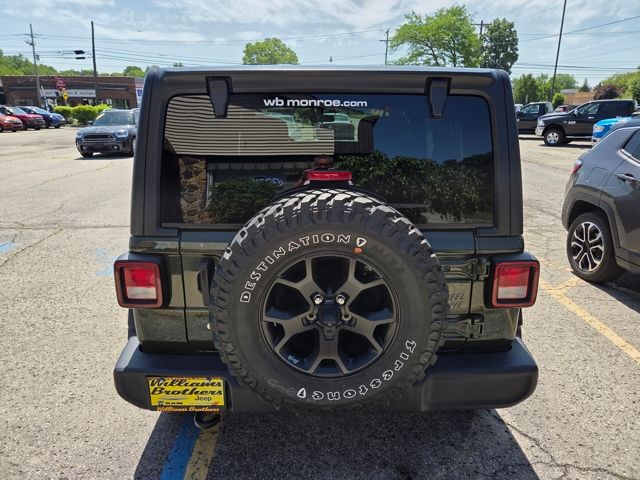 2021 Jeep Wrangler Unlimited Willys - Sarge Green Clearcoat exterior view 4