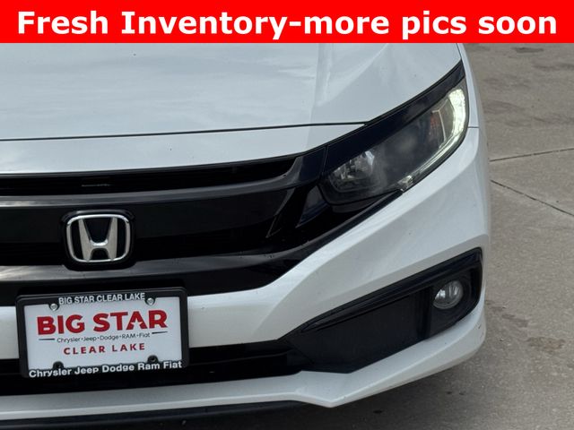 2021 Honda Civic Sport White at Emmons Autoplex