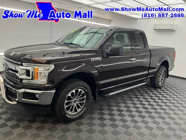 Red 2018 Ford F-150 XLT SuperCab 4WD Pickup Truck Four-Wheel Drive 6-Speed Automatic