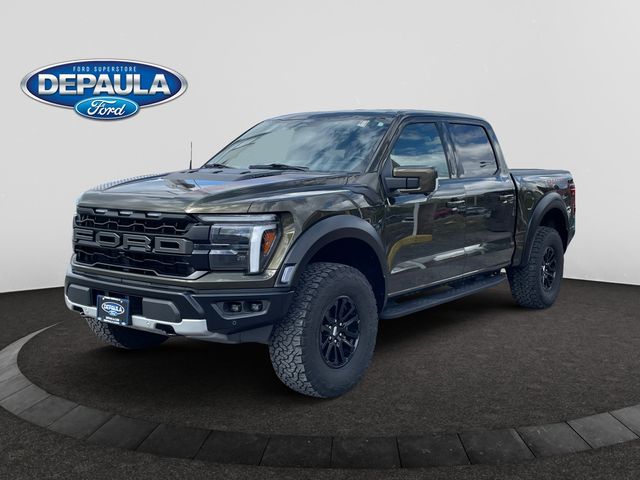 Green 2024 Ford F-150 Raptor SuperCrew 4WD Pickup Truck Four-Wheel Drive Automatic