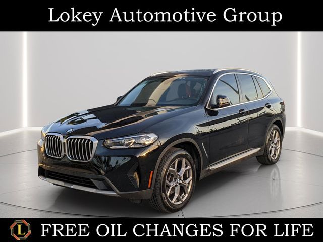 Carbon Black Metallic 2022 BMW X3 sDrive30i RWD SUV / Crossover Rear-Wheel Drive 8-Speed Automatic