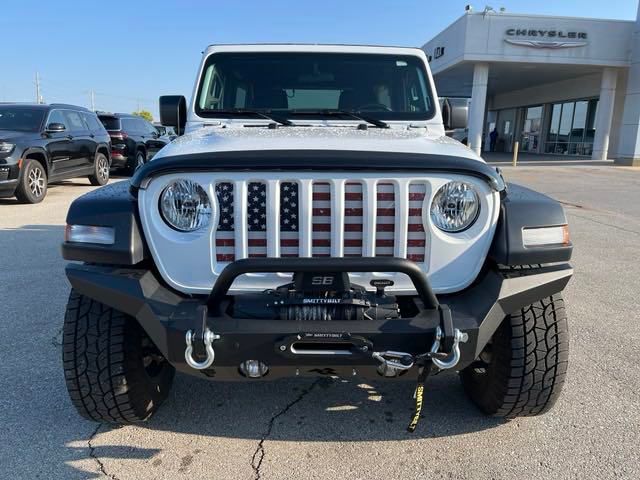 Used 2022 Jeep Wrangler Unlimited Sport S with VIN 1C4HJXDM8NW225969 for sale in Kansas City