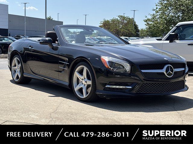 Black 2015 Mercedes-Benz SL-Class Convertible Rear-Wheel Drive 7-Speed Automatic