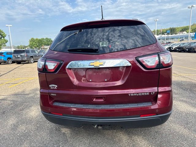 2016 Siren Red Tintcoat Chevrolet Traverse LT AWD SUV