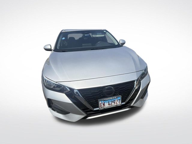 Brilliant Silver Metallic 2021 Nissan Sentra Sedan Front-Wheel Drive Continuously Variable Transmission