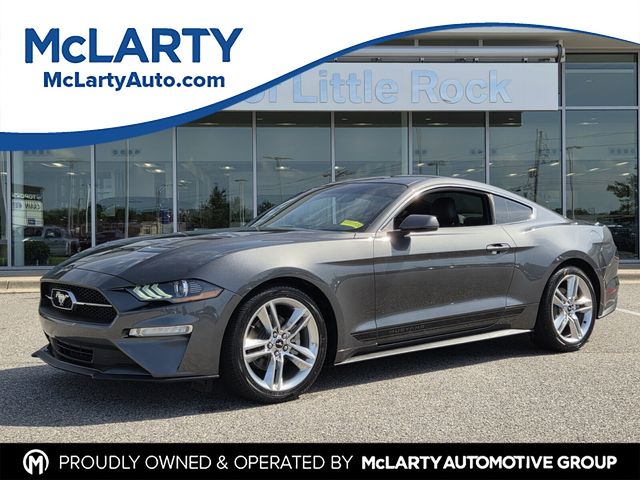 Gray (Magnetic) 2019 Ford Mustang EcoBoost Premium Coupe RWD Coupe Rear-Wheel Drive Automatic