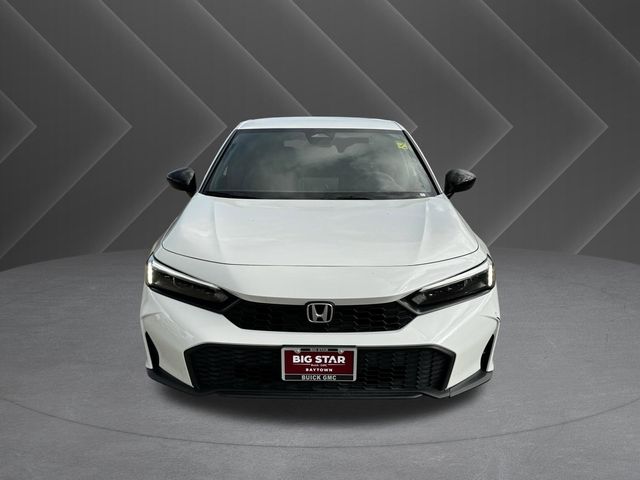 2025 Honda Civic Sport White at Shottenkirk Kia Fort Bend