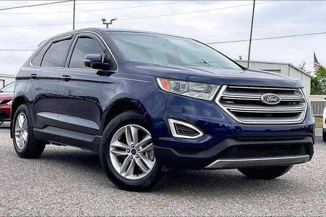 Kona Blue Metallic 2016 Ford Edge SEL AWD SUV / Crossover All-Wheel Drive 6-Speed Automatic