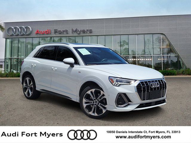 Glacier White Metallic 2020 Audi Q3 SUV / Crossover All-Wheel Drive 8-Speed Automatic