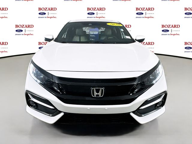 2020 White Honda Civic Hatchback EX FWD Hatchback