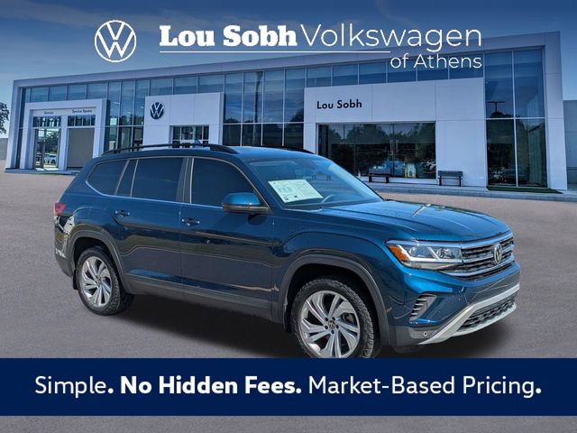 Tourmaline Blue Metallic 2022 Volkswagen Atlas SUV / Crossover Front-Wheel Drive 8-Speed Automatic