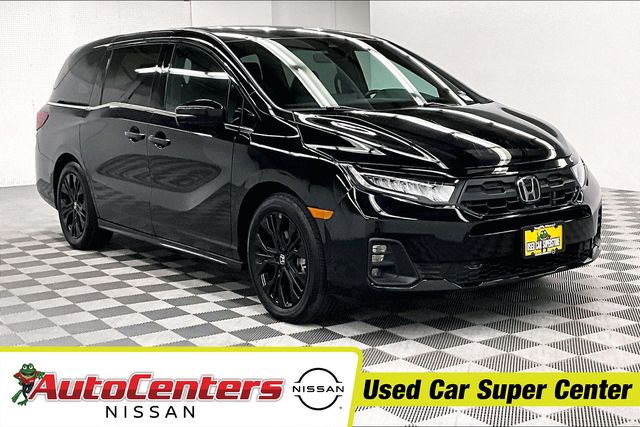 Crystal Black Pearl 2025 Honda Odyssey Sport-L FWD Minivan Front-Wheel Drive Automatic