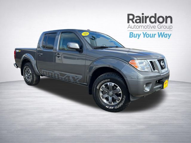 Gray (Gun Metallic) 2016 Nissan Frontier Pickup Truck Four-Wheel Drive 5-Speed Automatic Overdrive