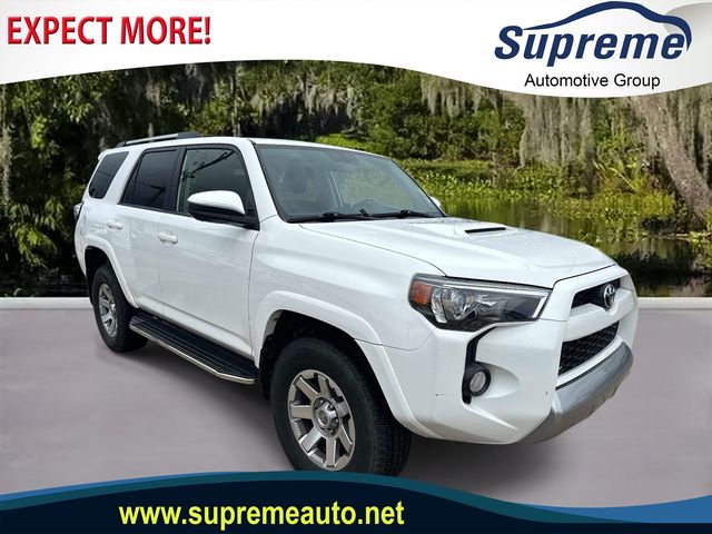 Super White 2016 Toyota 4Runner SUV / Crossover Four-Wheel Drive 5-Speed Automatic Overdrive
