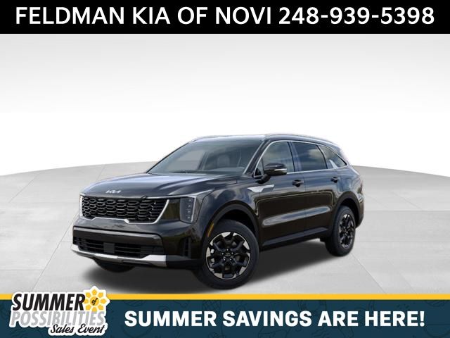Ebony Black 2026 Kia Sorento S AWD SUV / Crossover All-Wheel Drive 8-Speed Automatic