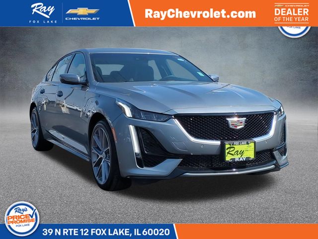 Silver Metallic 2023 Cadillac CT5 Sport AWD Sedan All-Wheel Drive Automatic