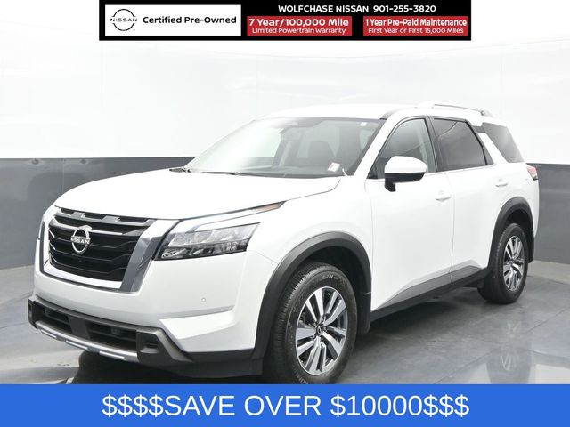 Everest White Pearl Tricoat 2025 Nissan Pathfinder SUV / Crossover All-Wheel Drive 9-Speed Automatic