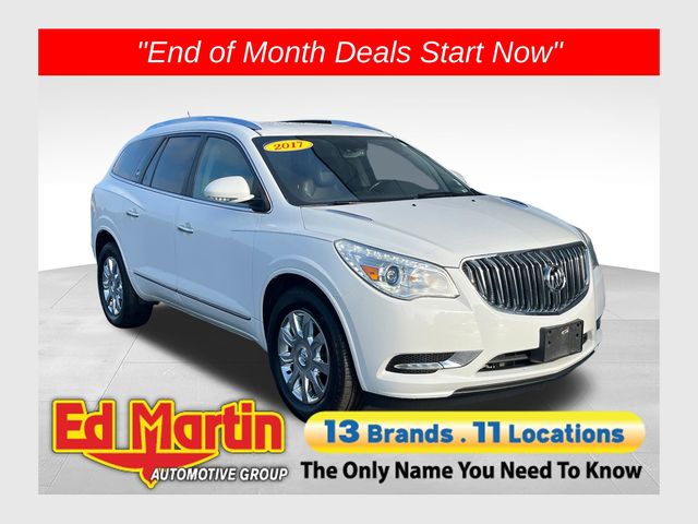 Summit White 2017 Buick Enclave SUV / Crossover Front-Wheel Drive 6-Speed Automatic Overdrive