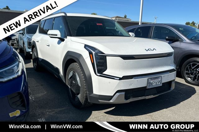 Snow White Pearl 2024 Kia EV9 Wind AWD SUV / Crossover All-Wheel Drive 1-Speed Automatic