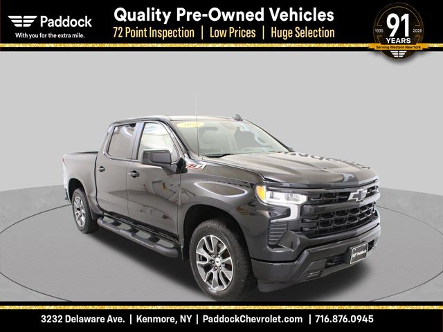 Black 2023 Chevrolet Silverado 1500 Pickup Truck Four-Wheel Drive Automatic