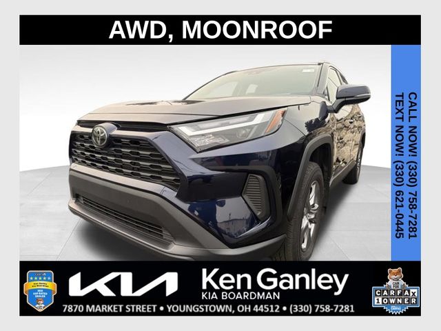Blue 2024 Toyota RAV4 SUV / Crossover All-Wheel Drive 8-Speed Automatic