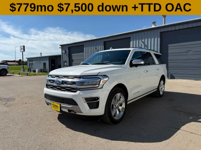 White Metallic 2023 Ford Expedition SUV / Crossover Four-Wheel Drive Automatic