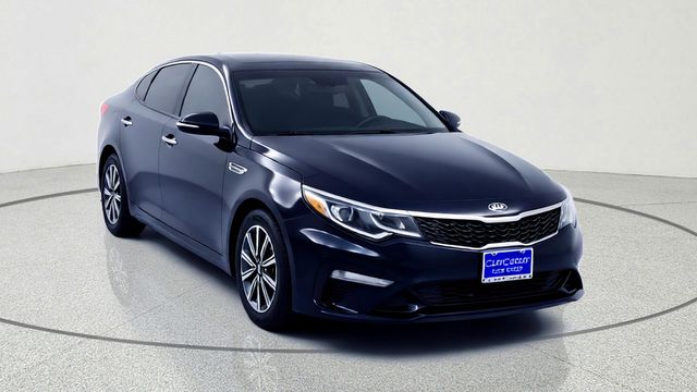 Ebony Black 2019 Kia Optima LX FWD Sedan Front-Wheel Drive 6-Speed Automatic