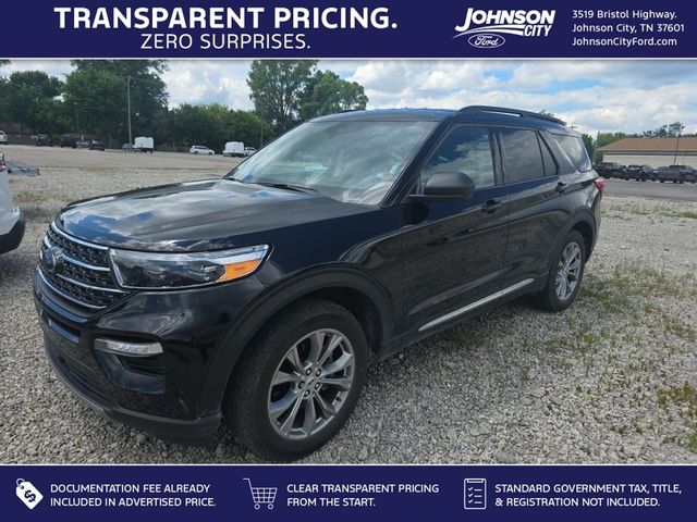 Black Metallic 2023 Ford Explorer SUV / Crossover All-Wheel Drive Automatic