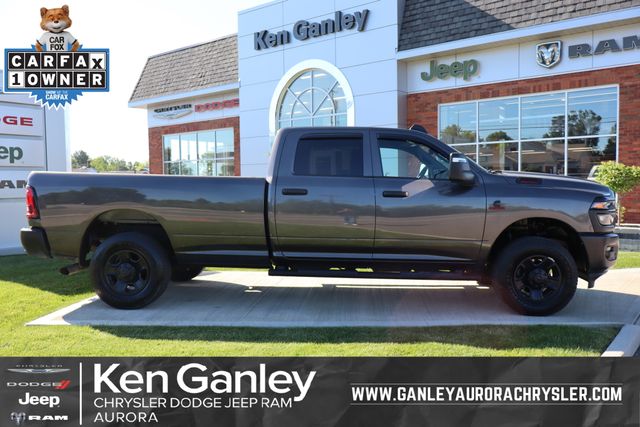 Gray (Granite Crystal Metallic Clearcoat) 2025 RAM 3500 Tradesman Crew Cab LB 4WD Pickup Truck Four-Wheel Drive 8-Speed Automatic
