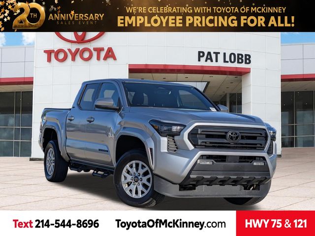 Celestial Silver Metallic 2025 Toyota Tacoma Pickup Truck Four-Wheel Drive 8-Speed Automatic