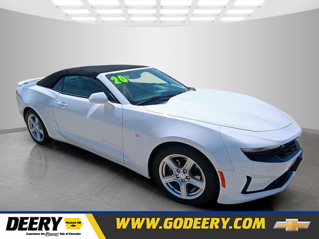 Summit White 2020 Chevrolet Camaro 1LT Convertible RWD Convertible Rear-Wheel Drive 8-Speed Automatic