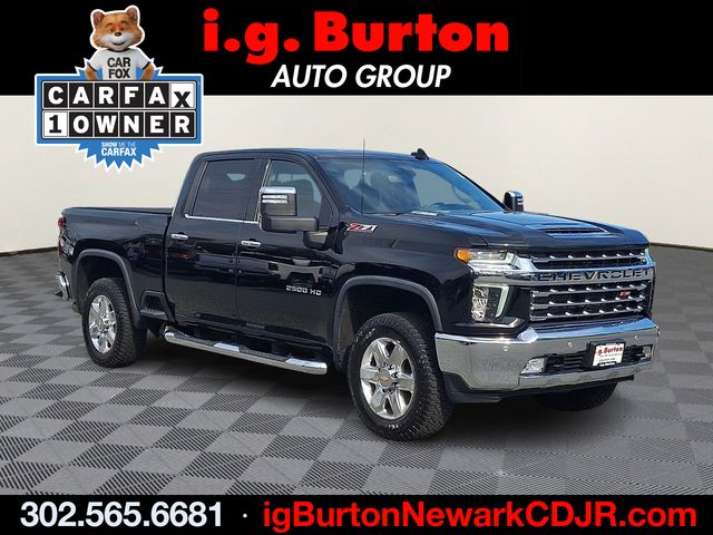 Black 2022 Chevrolet Silverado 2500HD LTZ Crew Cab 4WD Pickup Truck Four-Wheel Drive Automatic