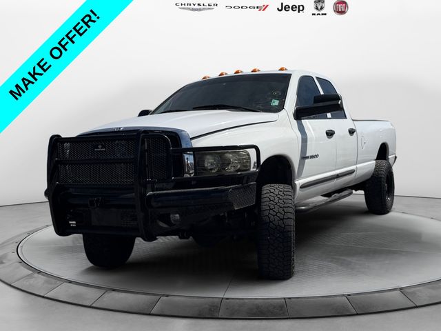 Bright White Clearcoat 2005 Dodge RAM 3500 SLT Quad Cab 4WD Pickup Truck Four-Wheel Drive 4-Speed Automatic