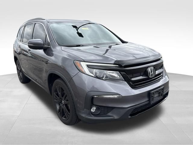 Gray (Modern Steel Metallic) 2022 Honda Pilot SUV / Crossover All-Wheel Drive 9-Speed Automatic